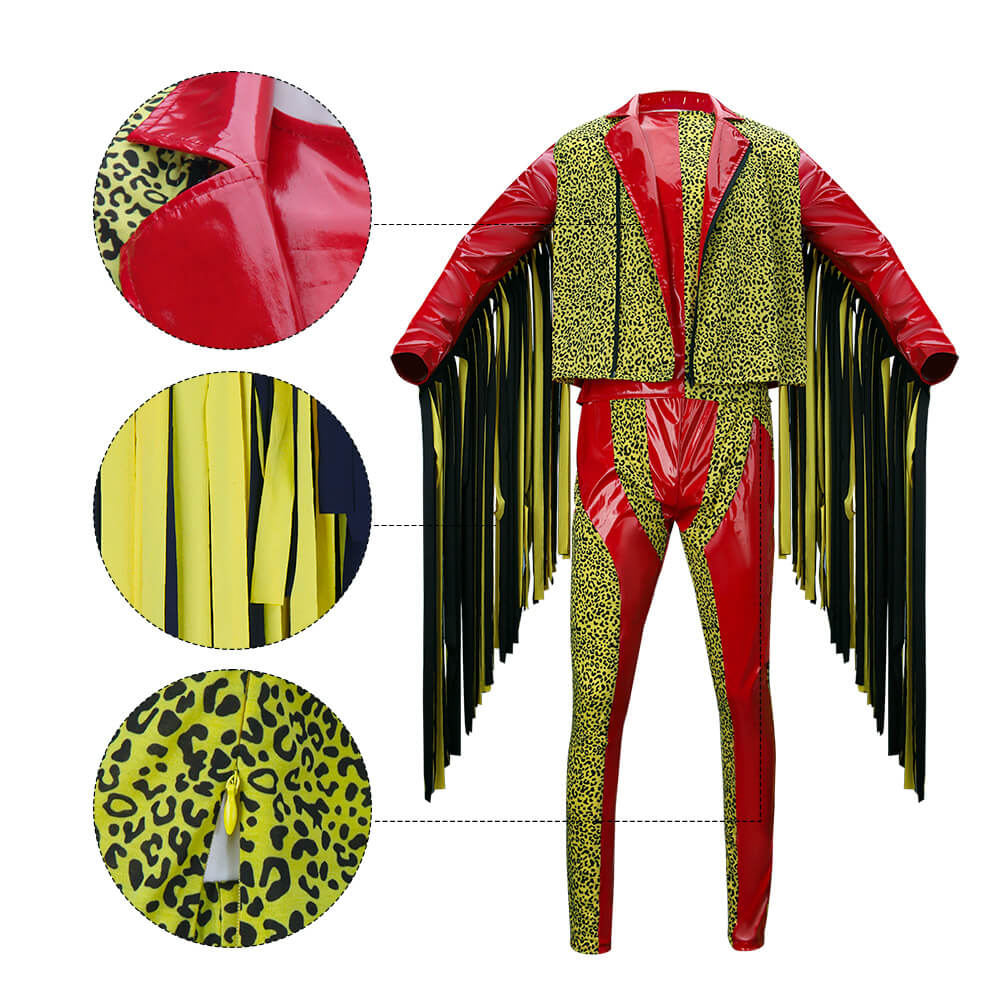 Macho Man Randy Savage Cosplay Costume WWE Wrestling (Ready to Ship) Vikidoky