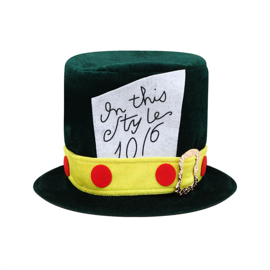 Alice's Adventures in Wonderland Mad Hatter Hat Cosplay Props Vikidoky