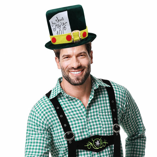 Alice's Adventures in Wonderland Mad Hatter Hat Cosplay Props Vikidoky