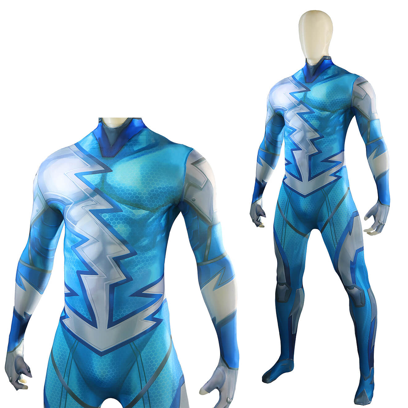 Marvel Rivals Quicksilver Cosplay Costume Jumpsuit