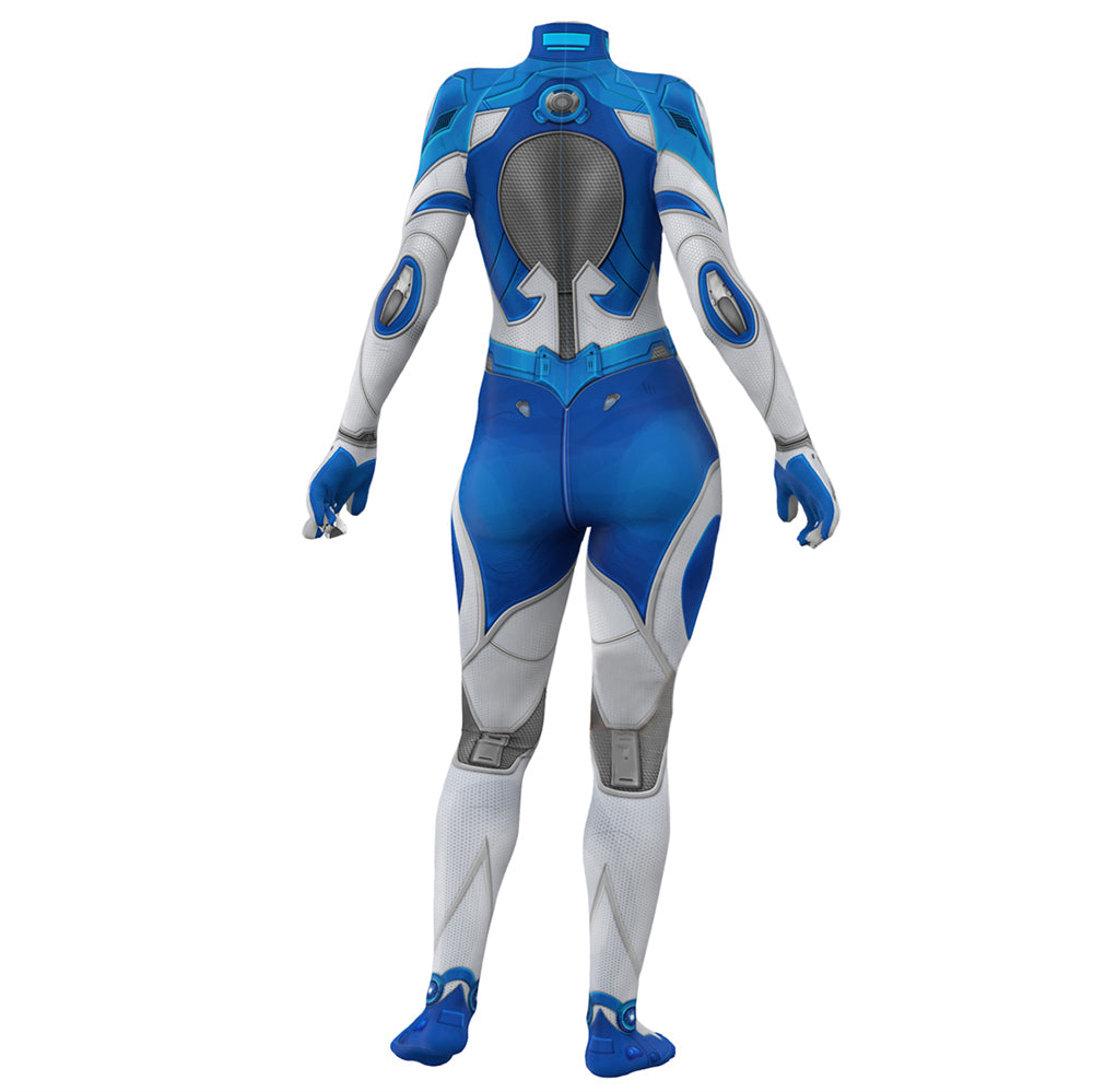 Marvel Rivals Invisible Woman Cosplay Costume Sue Storm Jumpsuit Vikidoky
