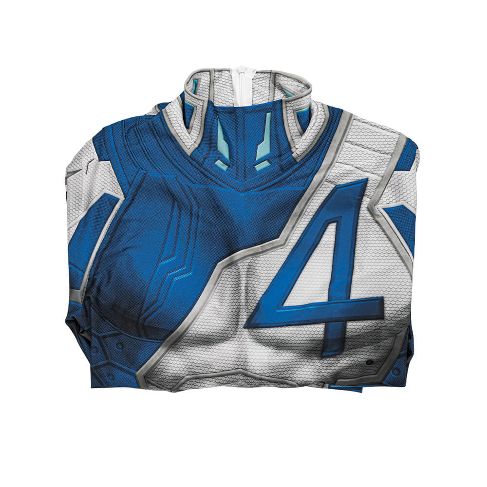 Rivals Mister Fantastic Reed Richards Cosplay Costume Jumpsuit Vikidoky