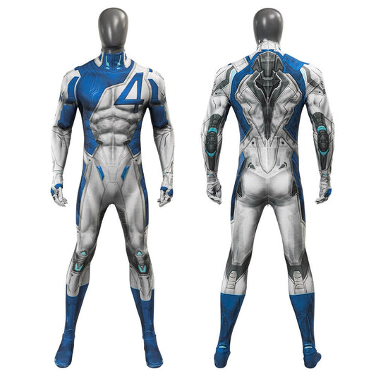 Rivals Mister Fantastic Reed Richards Cosplay Costume Jumpsuit Vikidoky