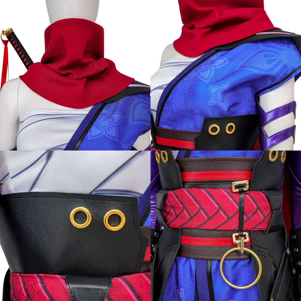 Marvel Rivals Psylocke Cosplay Costume Vikidoky