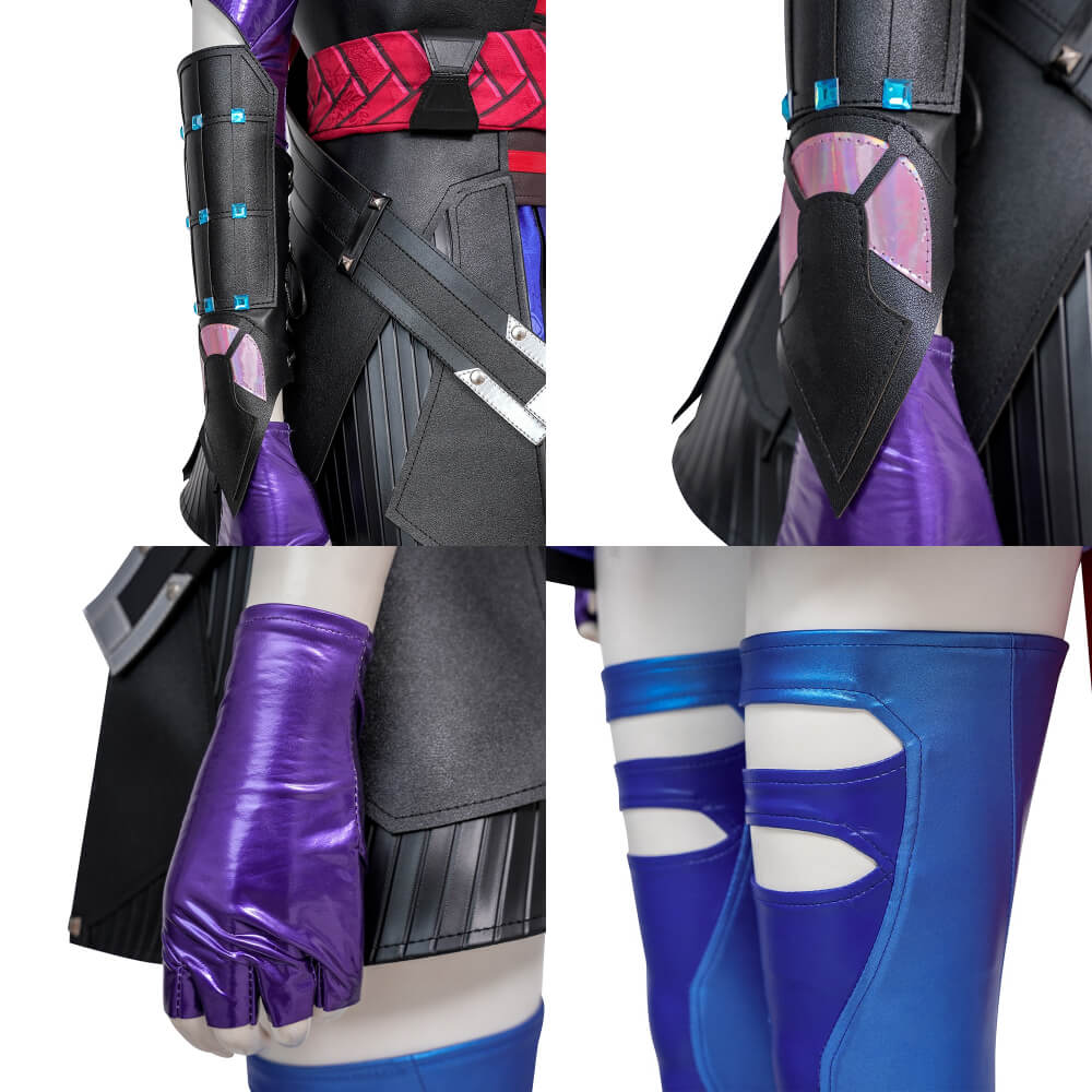 Marvel Rivals Psylocke Cosplay Costume Vikidoky