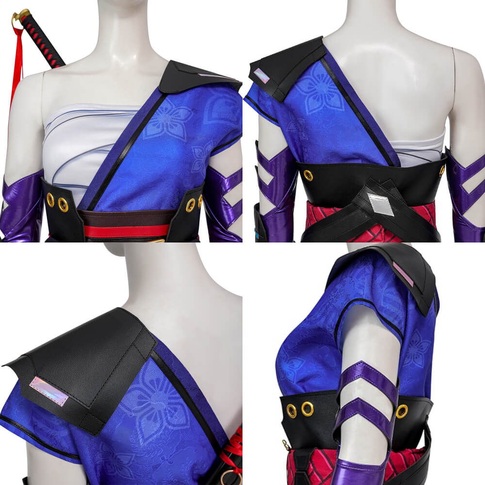 Marvel Rivals Psylocke Cosplay Costume Vikidoky