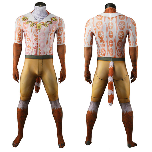 Marvel Rivals Rocket Raccoon Sunshine Cosplay Costume Bodysuit