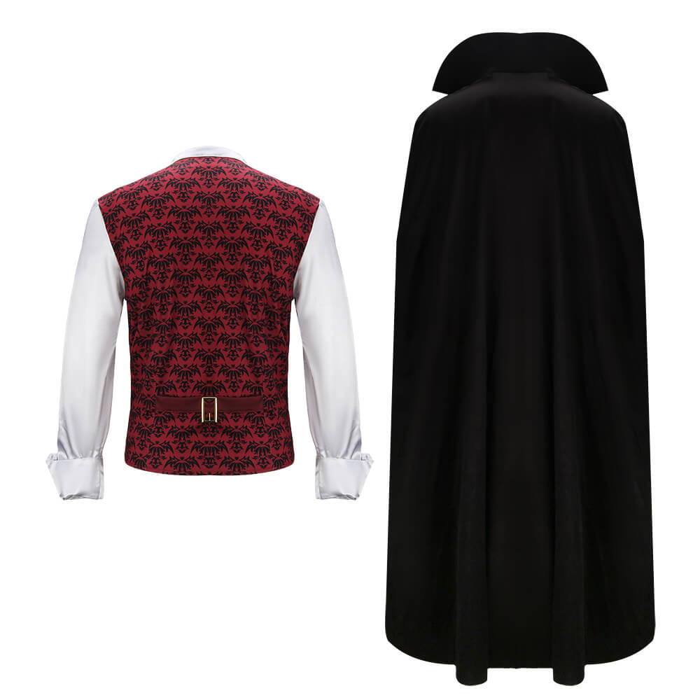 Men's Vampire Uniform Medieval Cosplay Costumes Tops (without pants) Vikidoky