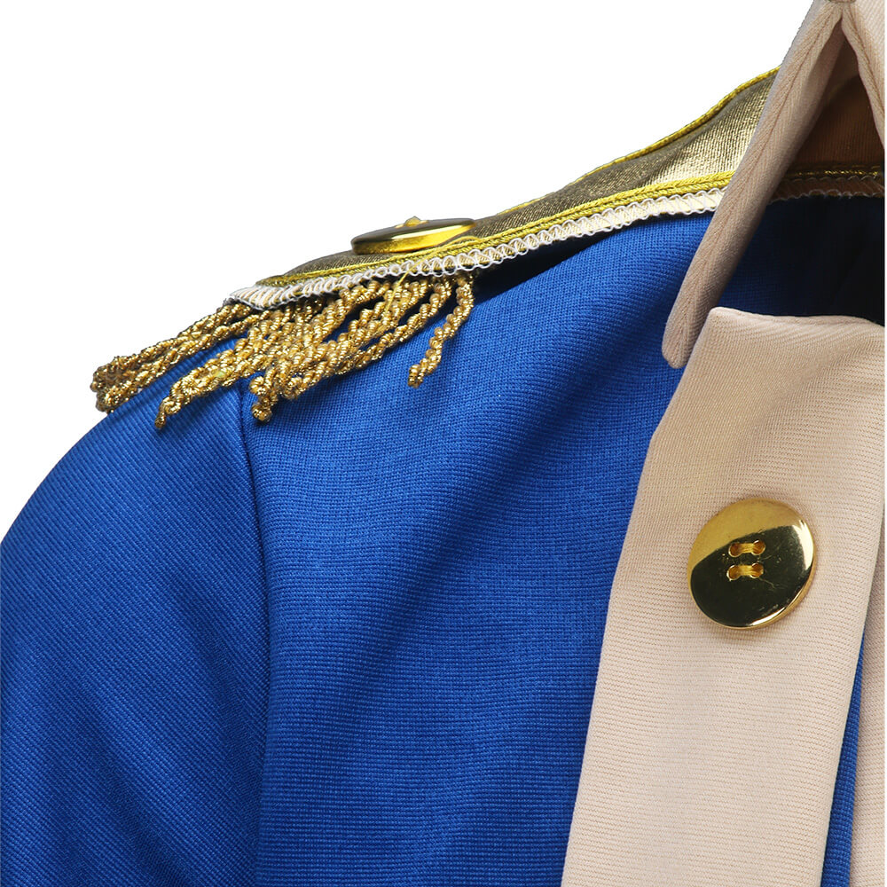 Men's George Washington Uniform Halloween Costume Vikidoky