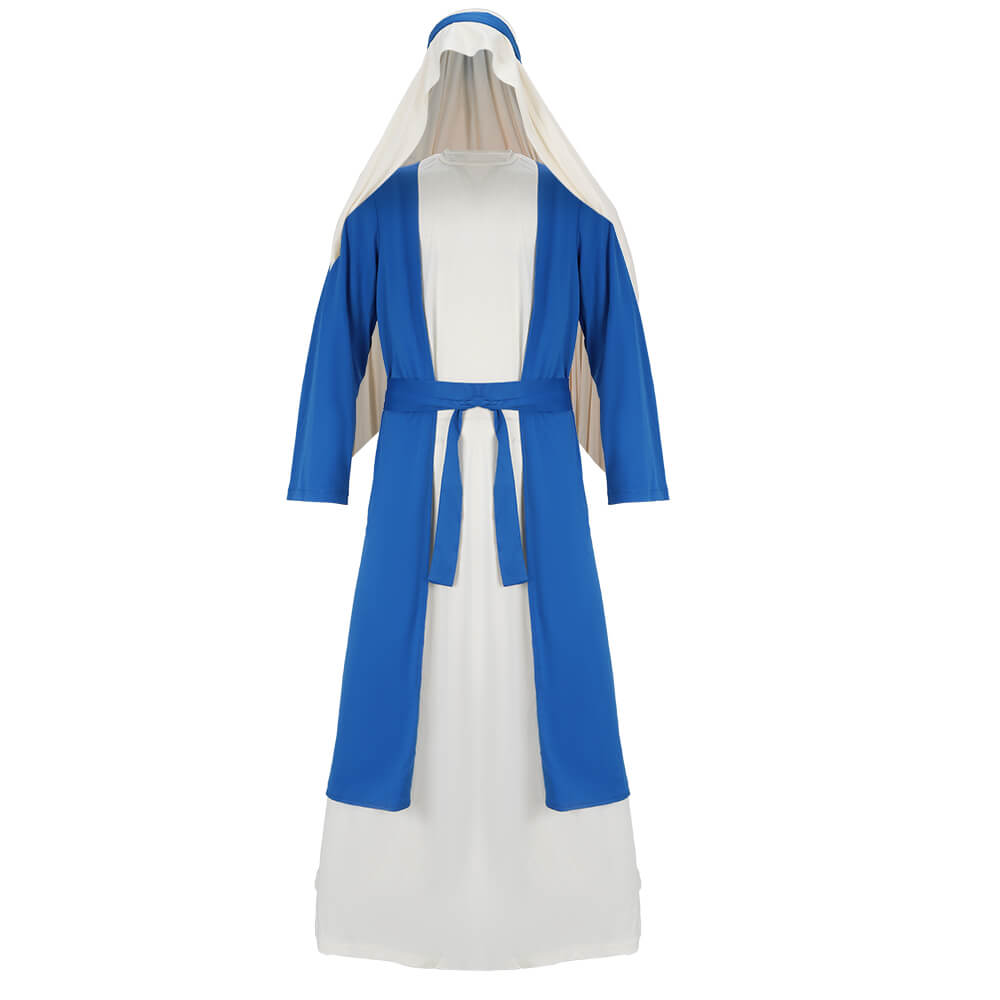 Men's Saint Biblical Religious Costume Jesus Sherherd Fancy Dress for Halloween Vikidoky