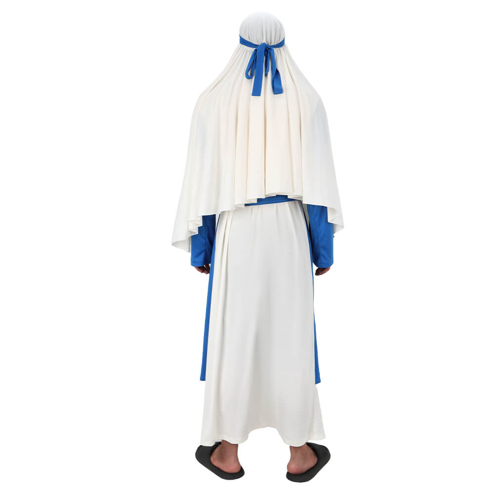 Men's Saint Biblical Religious Costume Jesus Sherherd Fancy Dress for Halloween Vikidoky