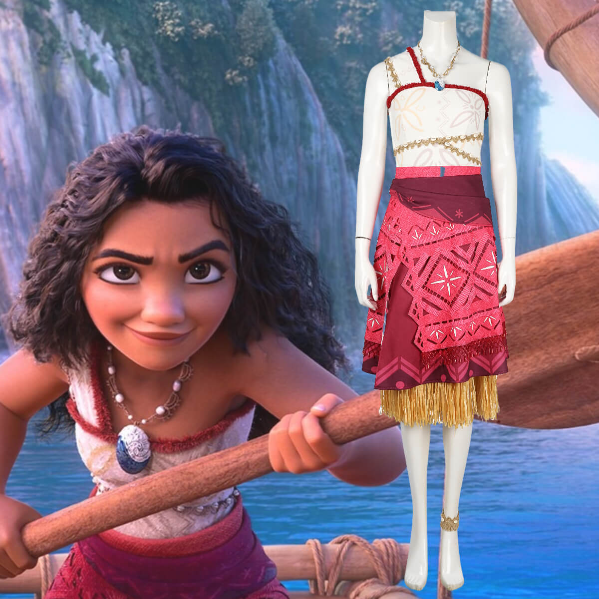 Moana 2 Moana Cosplay Costume Vikidoky
