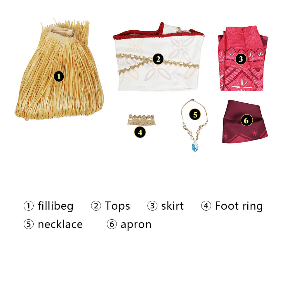 Moana 2 Moana Cosplay Costume Vikidoky