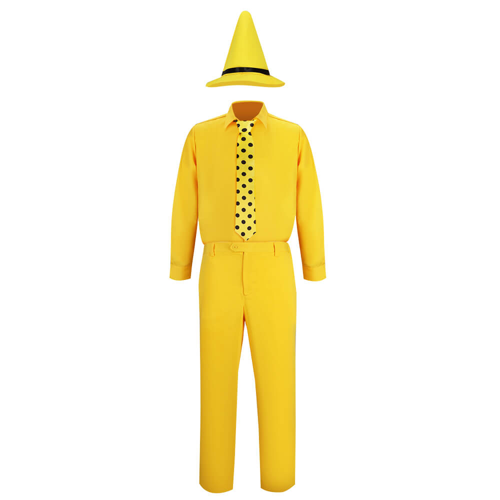 Man with the Yellow Hat Costume Curious George Ted Cosplay (Ready to Ship)