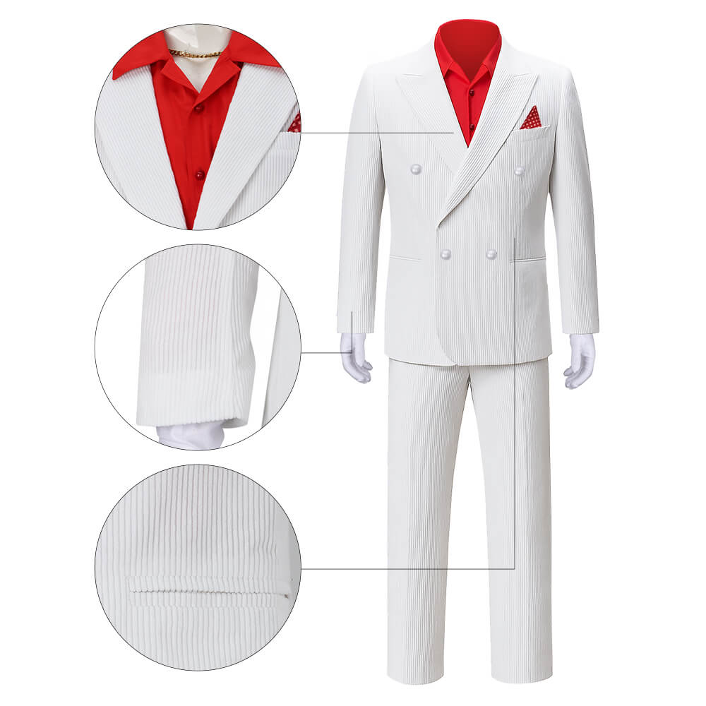 Scarface Tony Montana Cosplay Costume Vikidoky