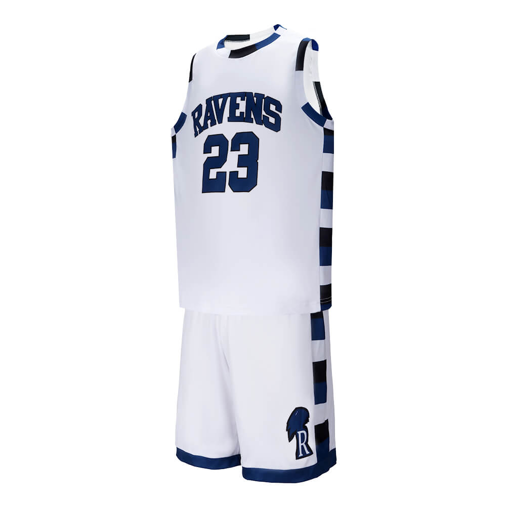 One Tree Hill Ravens Nathan Scott #23 Basketball Jersey White Vikidoky