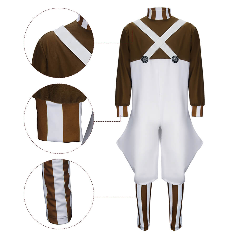 Oompa Loompa Cosplay Costume Wig Charlie and the Chocolate Factory (Ready to Ship) Vikidoky