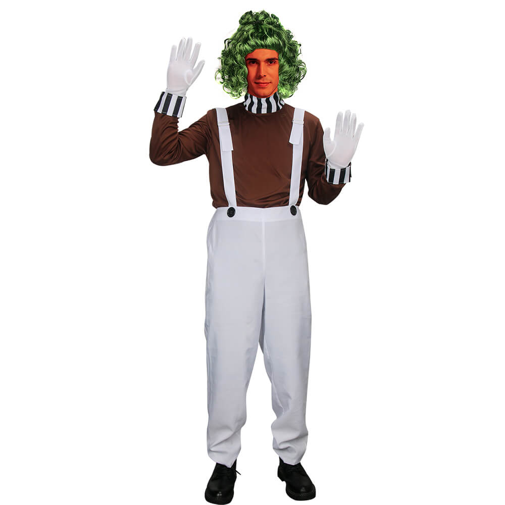 Charlie and the Chocolate Factory Oompa Loompa Cosplay Costume Style B Vikidoky
