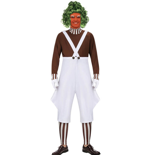 Charlie and the Chocolate Factory Oompa Loompa Cosplay Costume (M/XL/XXL Ready to Ship) Vikidoky