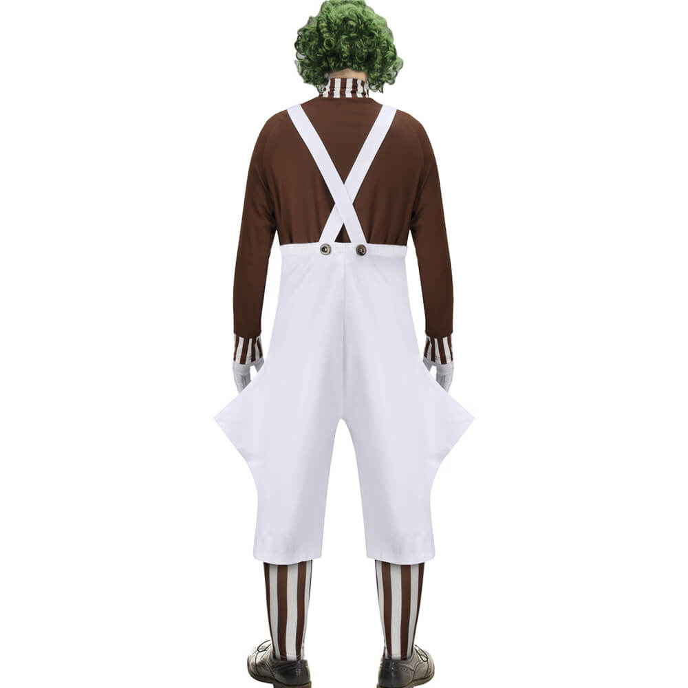 Charlie and the Chocolate Factory Oompa Loompa Cosplay Costume (M/XL/XXL Ready to Ship) Vikidoky