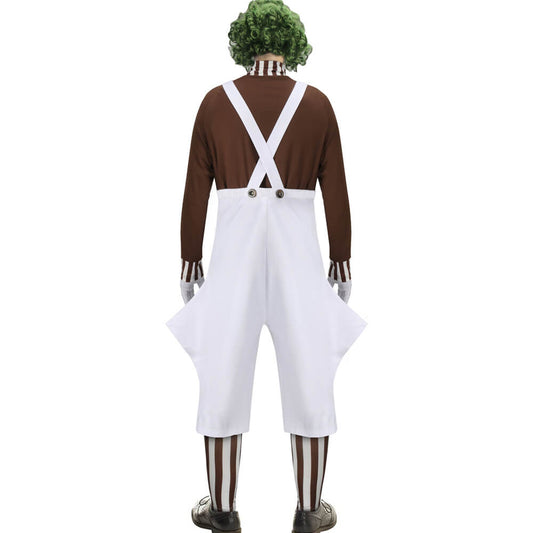 Charlie and the Chocolate Factory Oompa Loompa Cosplay Costume (M/XL/XXL Ready to Ship) Vikidoky