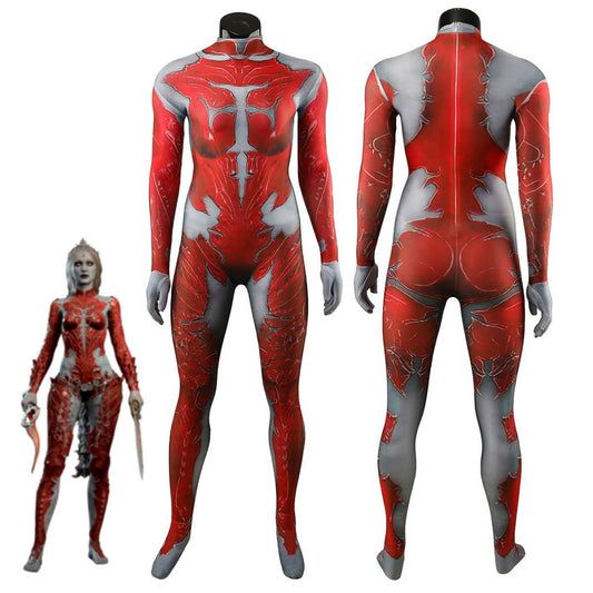Baldur's Gate 3 Orin The Red Cosplay Costume Jumpsuit Printed Style - VikiDoky