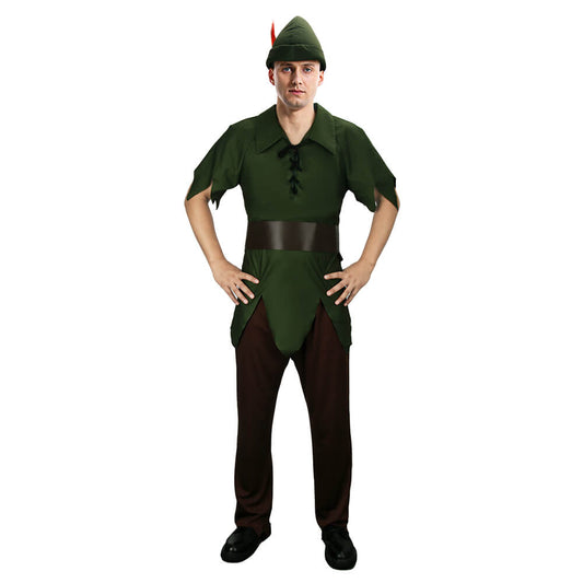 Adults Peter Pan Costume Halloween Christmas Fancy Dress (Ready to Ship) Vikidoky