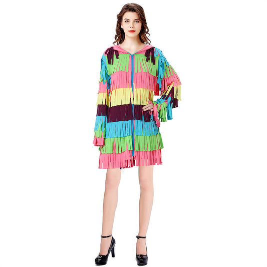 Pinata Costume for Women Halloween Outfits Fancy Dress Style B Vikidoky