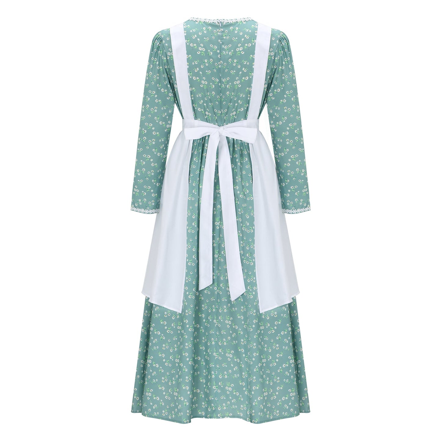 Pioneer Womens Dress Costume American Historical Clothing Prairie Colonial Dress Vikidoky