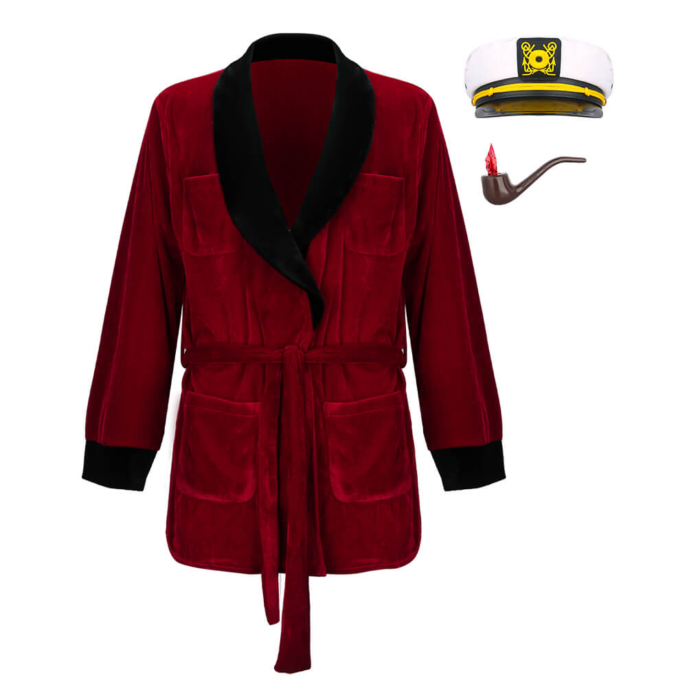 Playboy Hugh Hefner Cosplay Costume Halloween (Ready to Ship) Vikidoky