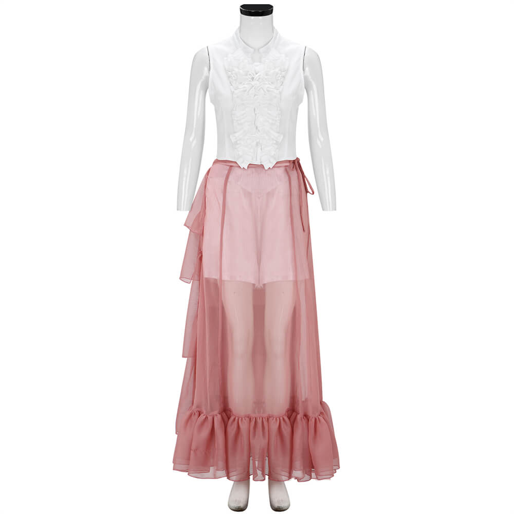 Poor Things Bella Baxter Dance Dress Cosplay Costume Vikidoky Vikidoky