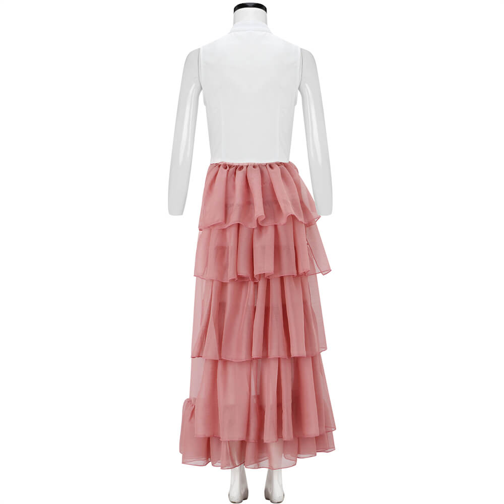 Poor Things Bella Baxter Dance Dress Cosplay Costume Vikidoky Vikidoky