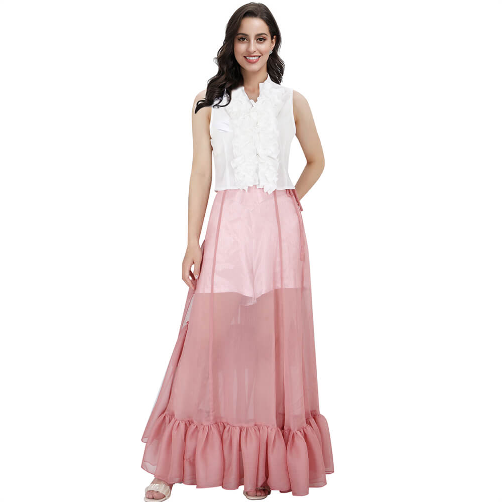 Poor Things Bella Baxter Dance Dress Cosplay Costume Vikidoky Vikidoky