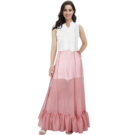 Poor Things Bella Baxter Dance Dress Cosplay Costume Vikidoky Vikidoky