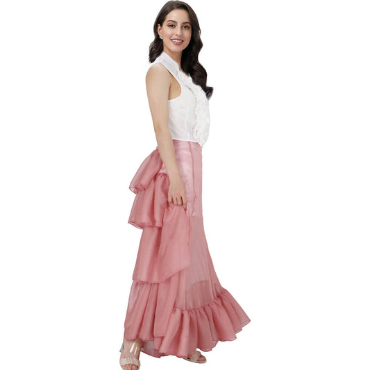 Poor Things Bella Baxter Dance Dress Cosplay Costume Vikidoky Vikidoky