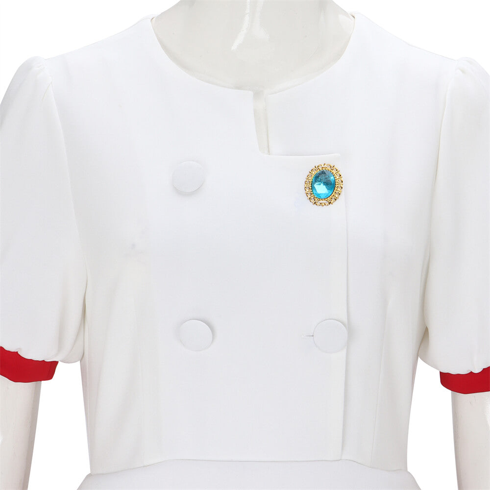 Princess Peach Showtime Patissier Peach Cosplay Costume Vikidoky