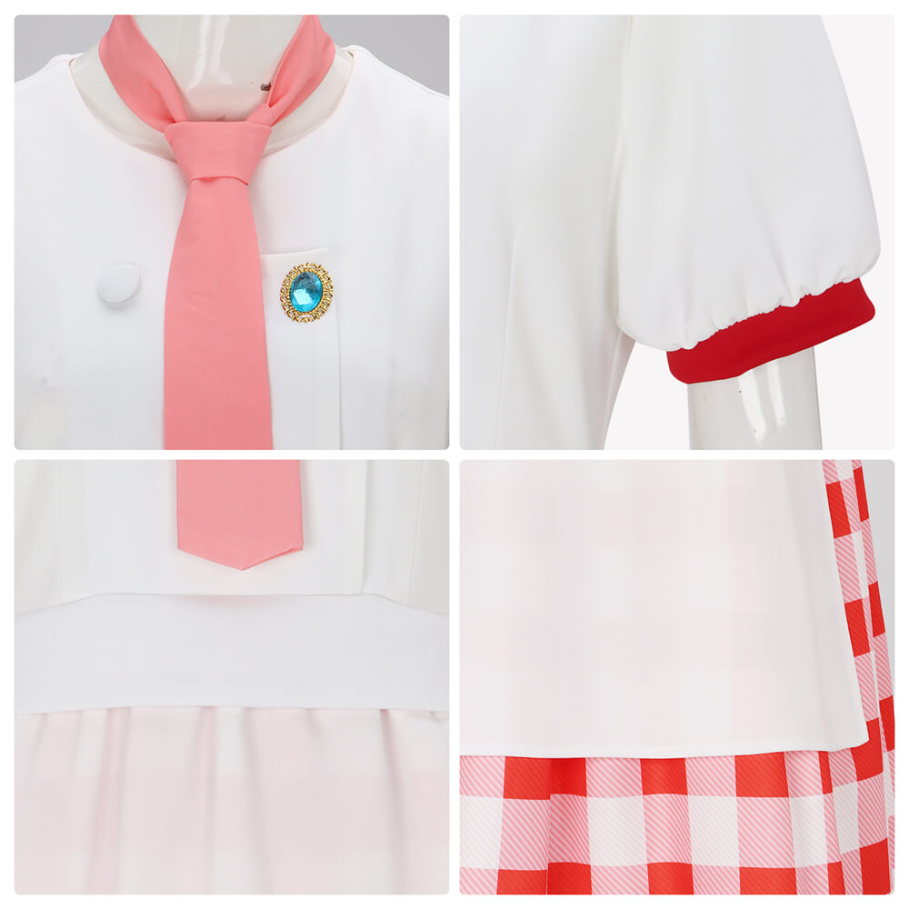 Princess Peach Showtime Patissier Peach Cosplay Costume Vikidoky