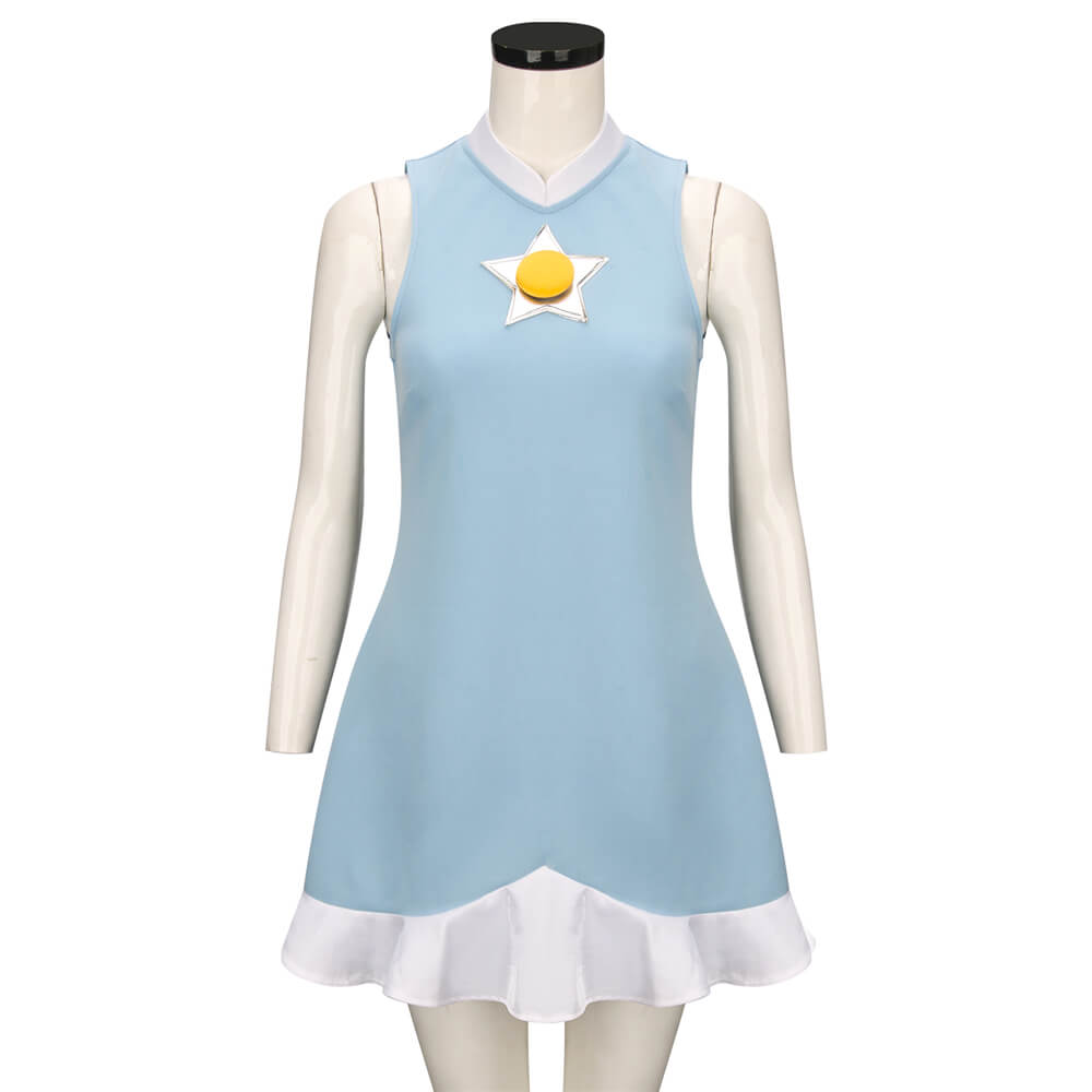 Mario Tennis Aces Princess Rosalina Cosplay Costume Vikidoky