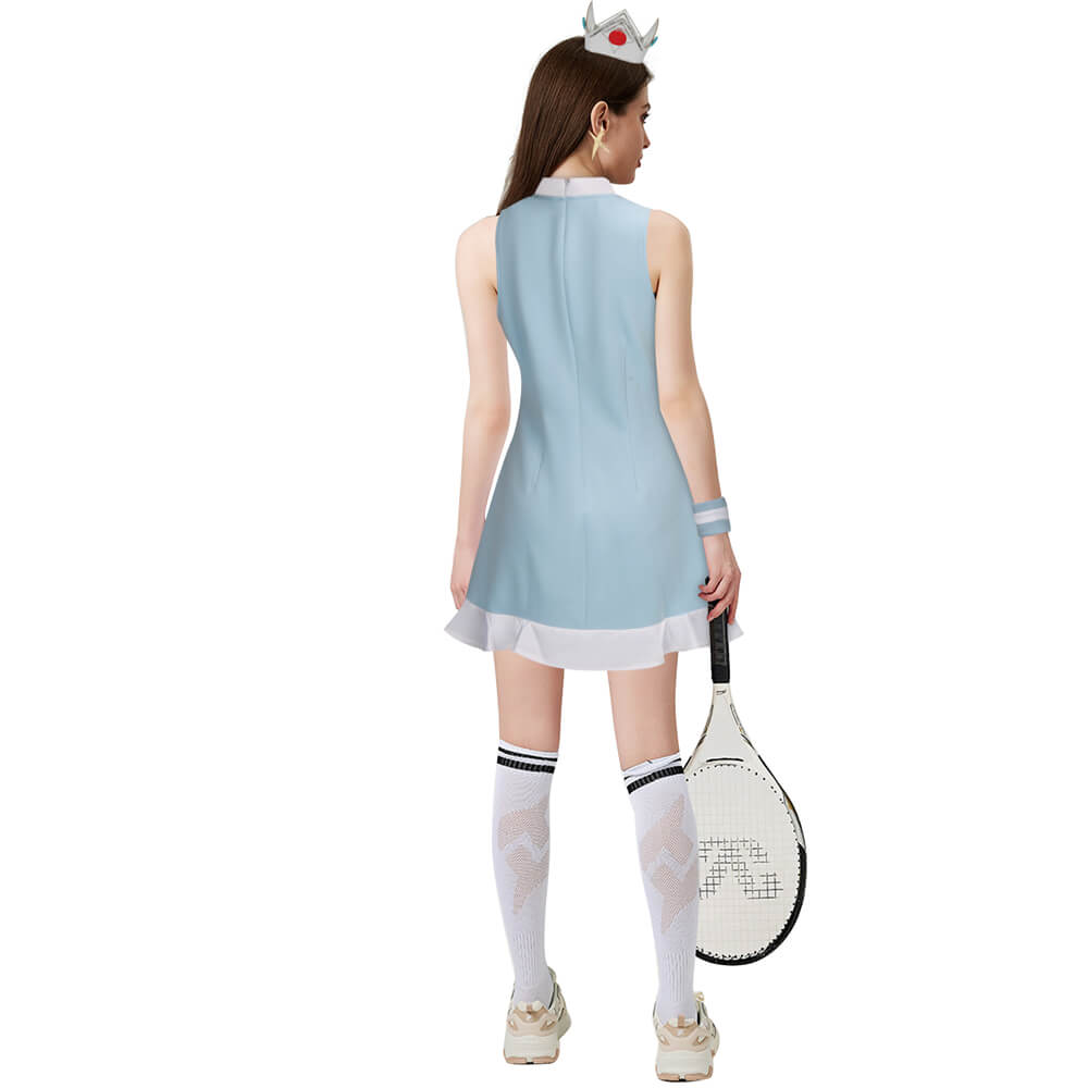 Mario Tennis Aces Princess Rosalina Cosplay Costume Vikidoky