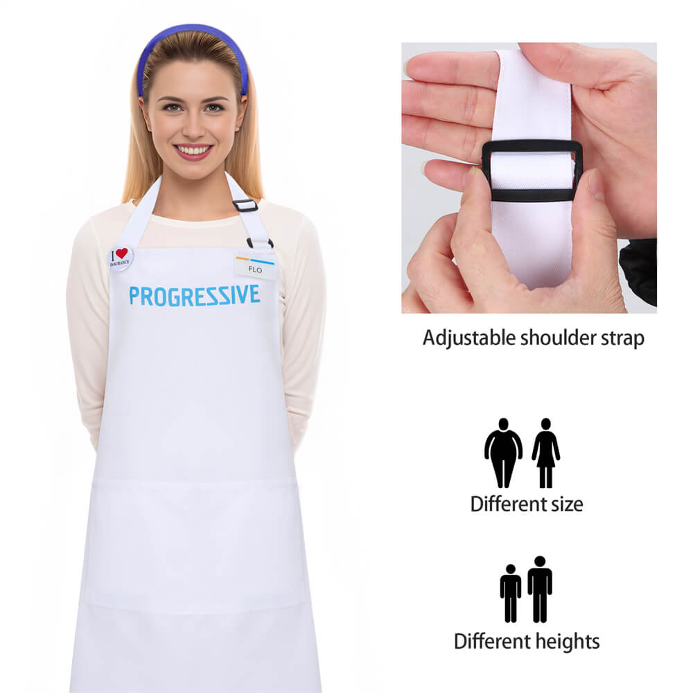 Progressive Insurance Flo Apron Halloween Cosplay Costume - VikiDoky