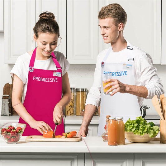 Progressive Insurance Flo Apron Halloween Cosplay Costume - VikiDoky