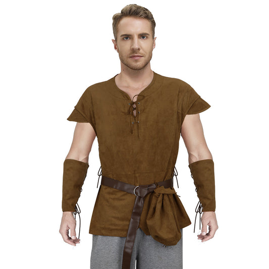 Renaissance Pirate Costume Cosplay Medieval Halloween Outfit Vikidoky Vikidoky