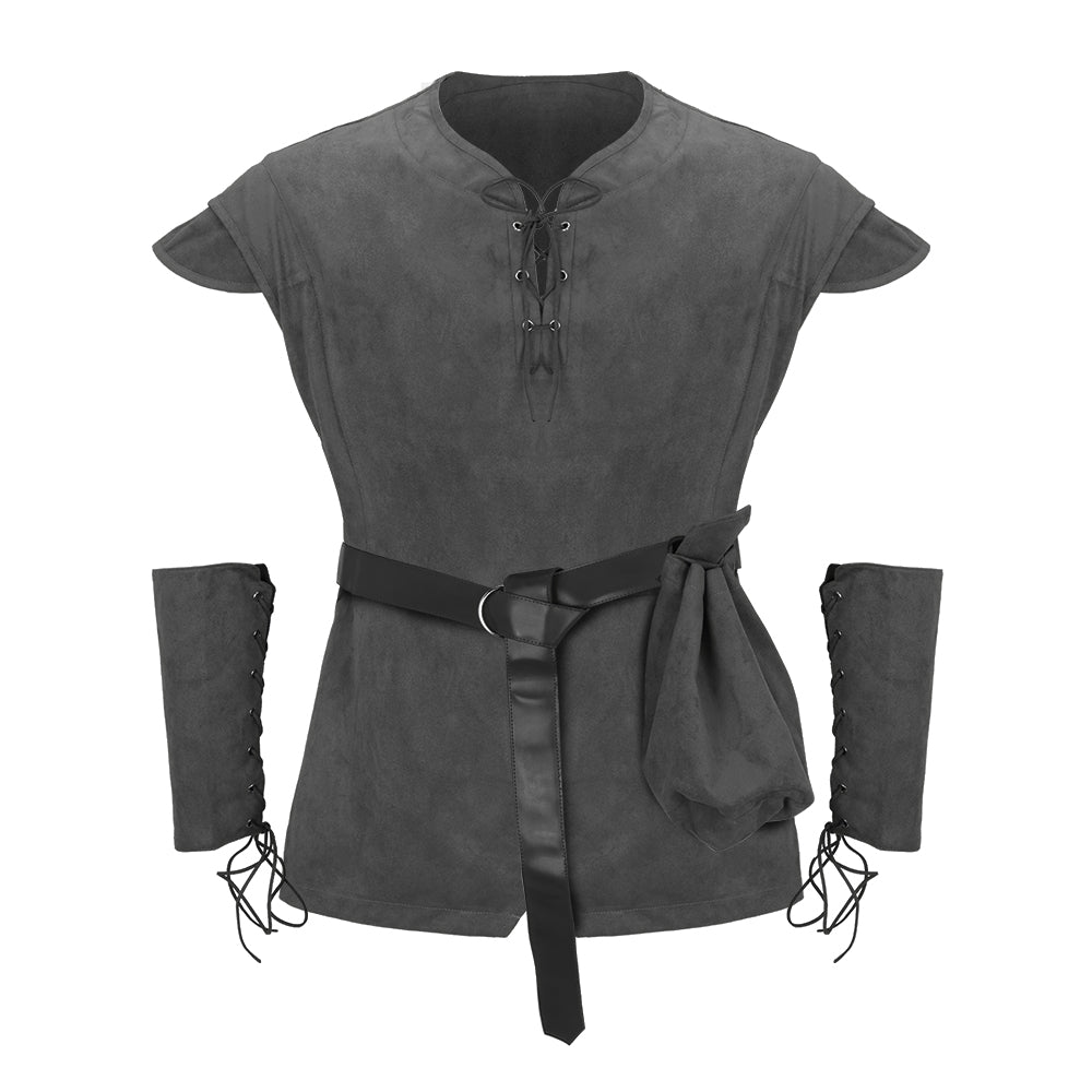 Renaissance Pirate Costume Cosplay Medieval Halloween Outfit Vikidoky Vikidoky