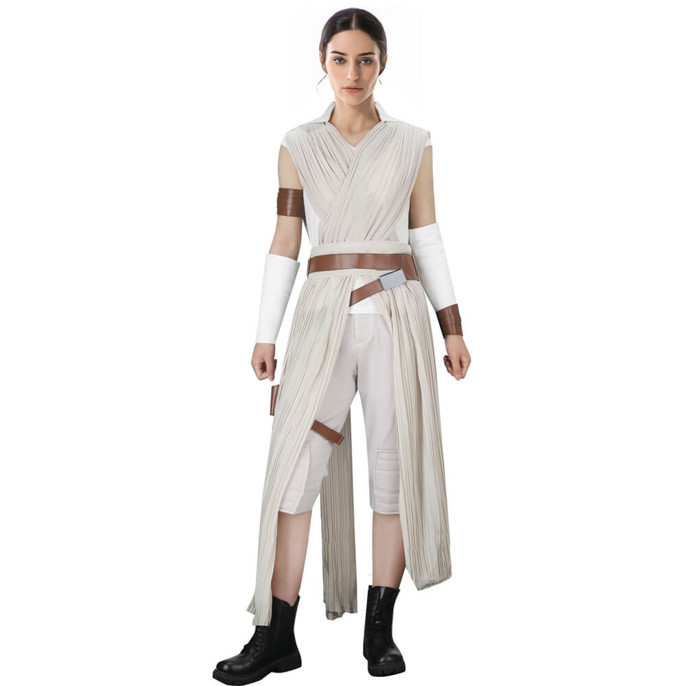 Star Wars Rey Cosplay Costume The Rise of Skywalker Vikidoky