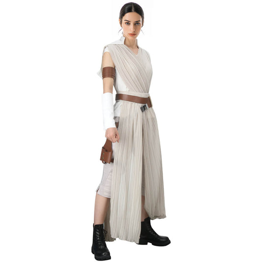 Star Wars Rey Cosplay Costume The Rise of Skywalker Vikidoky