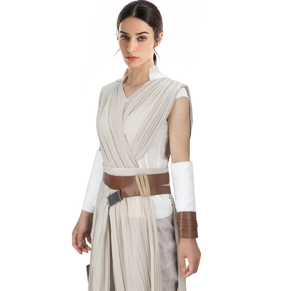 Star Wars Rey Cosplay Costume The Rise of Skywalker Vikidoky
