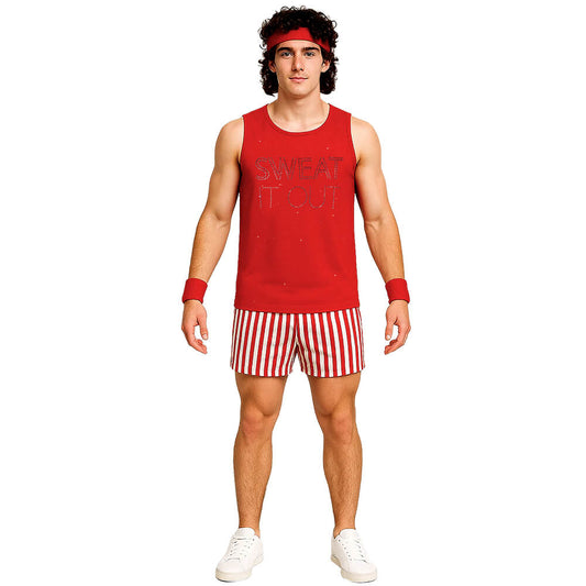 Richard Simmons Fitness Costumes Workout Halloween Outfits - VikiDoky