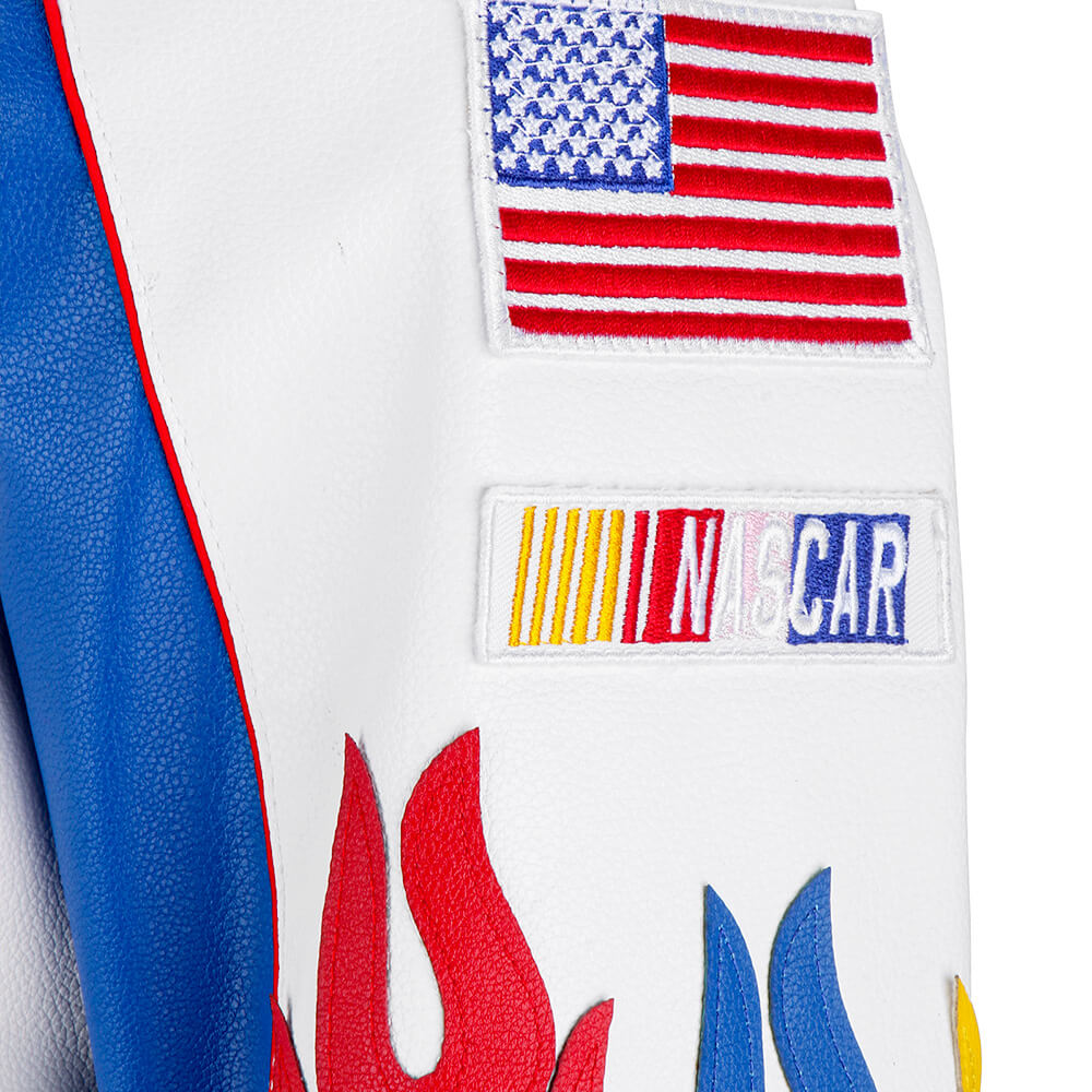 Ricky Bobby Faux Leather Jacket Wonder Racing Suit Talladega Nights