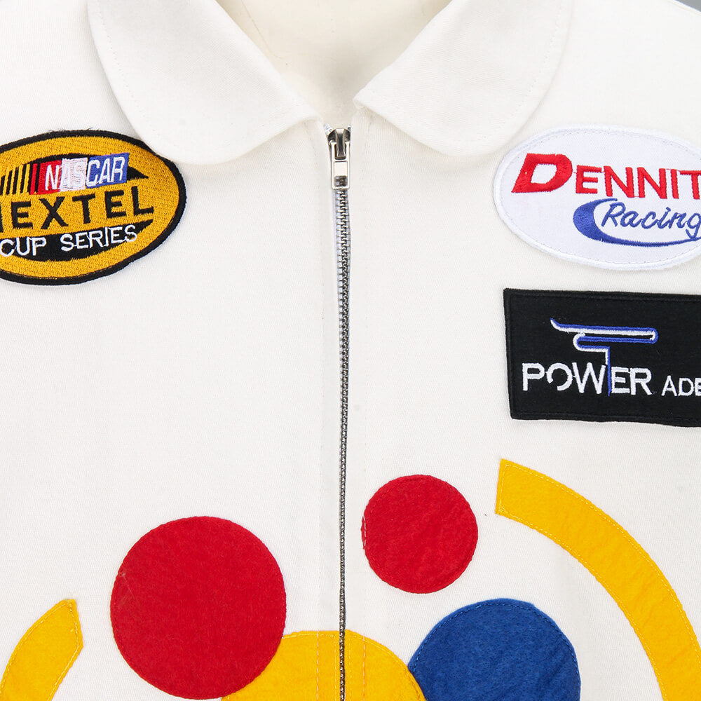Ricky Bobby White Jacket Wonder Racing Suit Cosplay Costume Talladega Nights Vikidoky