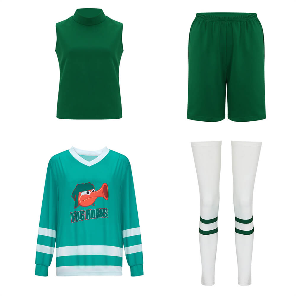 Riley Andersen Fog Horns Team Uniform Inside Out 2 Cosplay Costume (S-3XL Ready to Ship) Vikidoky